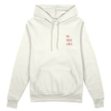 We Need A Hug Oversize Hoodie - Beyaz - ön görünüm