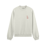We Need A Hug Oversize Sweatshirt - Beyaz - ön görünüm