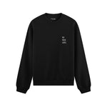 We Need A Hug Oversize Sweatshirt - Siyah - ön görünüm