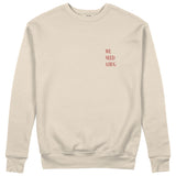 We Need A Hug Sweatshirt - Bej - ön görünüm