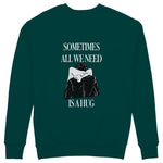 We Need A Hug Sweatshirt - Koyu Yeşil - arka görünüm