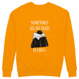We Need A Hug Sweatshirt - Turuncu - arka görünüm