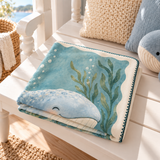 Whale Lullaby Polar Bebek Battaniyesi — Katlı görünüm