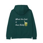What The Fuck Is Kuzu Kulağı Hoodie - Koyu Yeşil - arka görünüm