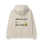 What The Fuck Is Kuzu Kulağı Hoodie - Krem - arka görünüm