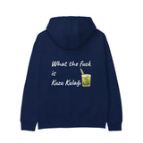 What The Fuck Is Kuzu Kulağı Hoodie - Lacivert - arka görünüm