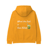 What The Fuck Is Kuzu Kulağı Hoodie - Turuncu - arka görünüm
