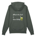 What The Fuck Is Kuzu Kulağı Oversize Hoodie - Antrasit - arka görünüm