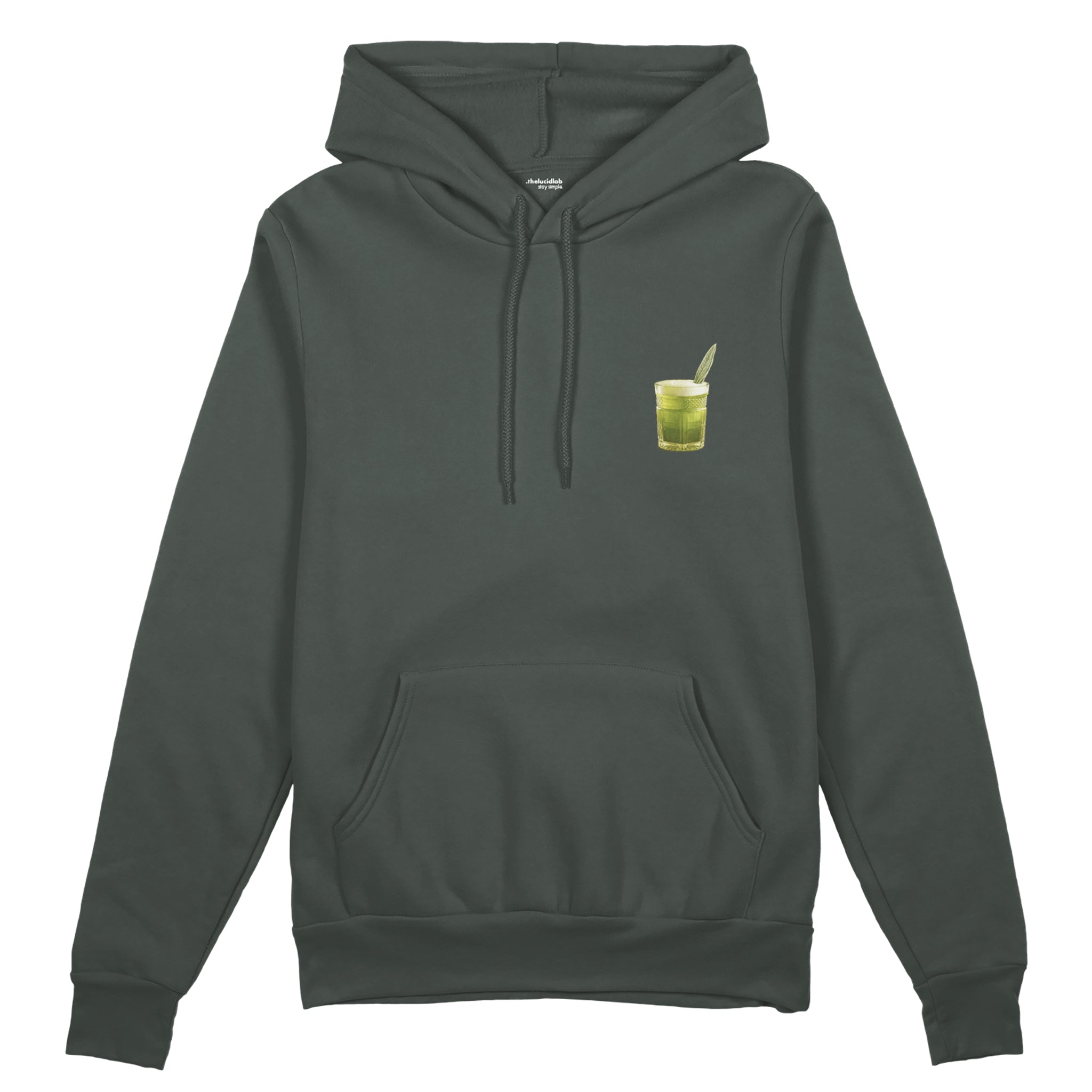 What The Fuck Is Kuzu Kulağı Oversize Hoodie - Antrasit - ön görünüm