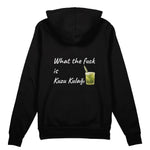 What The Fuck Is Kuzu Kulağı Oversize Hoodie - Siyah - arka görünüm