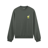 What The Fuck Is Kuzu Kulağı Oversize Sweatshirt - Antrasit - ön görünüm