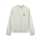 What The Fuck Is Kuzu Kulağı Oversize Sweatshirt - Beyaz - ön görünüm