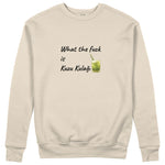 What The Fuck Is Kuzu Kulağı Sweatshirt - Bej - ön görünüm