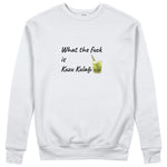 What The Fuck Is Kuzu Kulağı Sweatshirt - Beyaz - ön görünüm