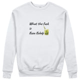 What The Fuck Is Kuzu Kulağı Sweatshirt - Beyaz - ön görünüm