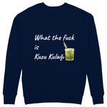 What The Fuck Is Kuzu Kulağı Sweatshirt - Lacivert - arka görünüm