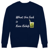 What The Fuck Is Kuzu Kulağı Sweatshirt - Lacivert - arka görünüm