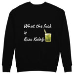 What The Fuck Is Kuzu Kulağı Sweatshirt - Siyah - arka görünüm