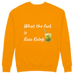 What The Fuck Is Kuzu Kulağı Sweatshirt - Turuncu - arka görünüm