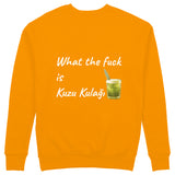 What The Fuck Is Kuzu Kulağı Sweatshirt - Turuncu - arka görünüm