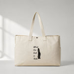 What The Fuck Is Tesla Daily Tote Bag – ön görünüm
