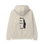 What The Fuck Is Tesla Hoodie - Krem - arka görünüm