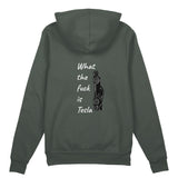 What The Fuck Is Tesla Oversize Hoodie - Antrasit - arka görünüm