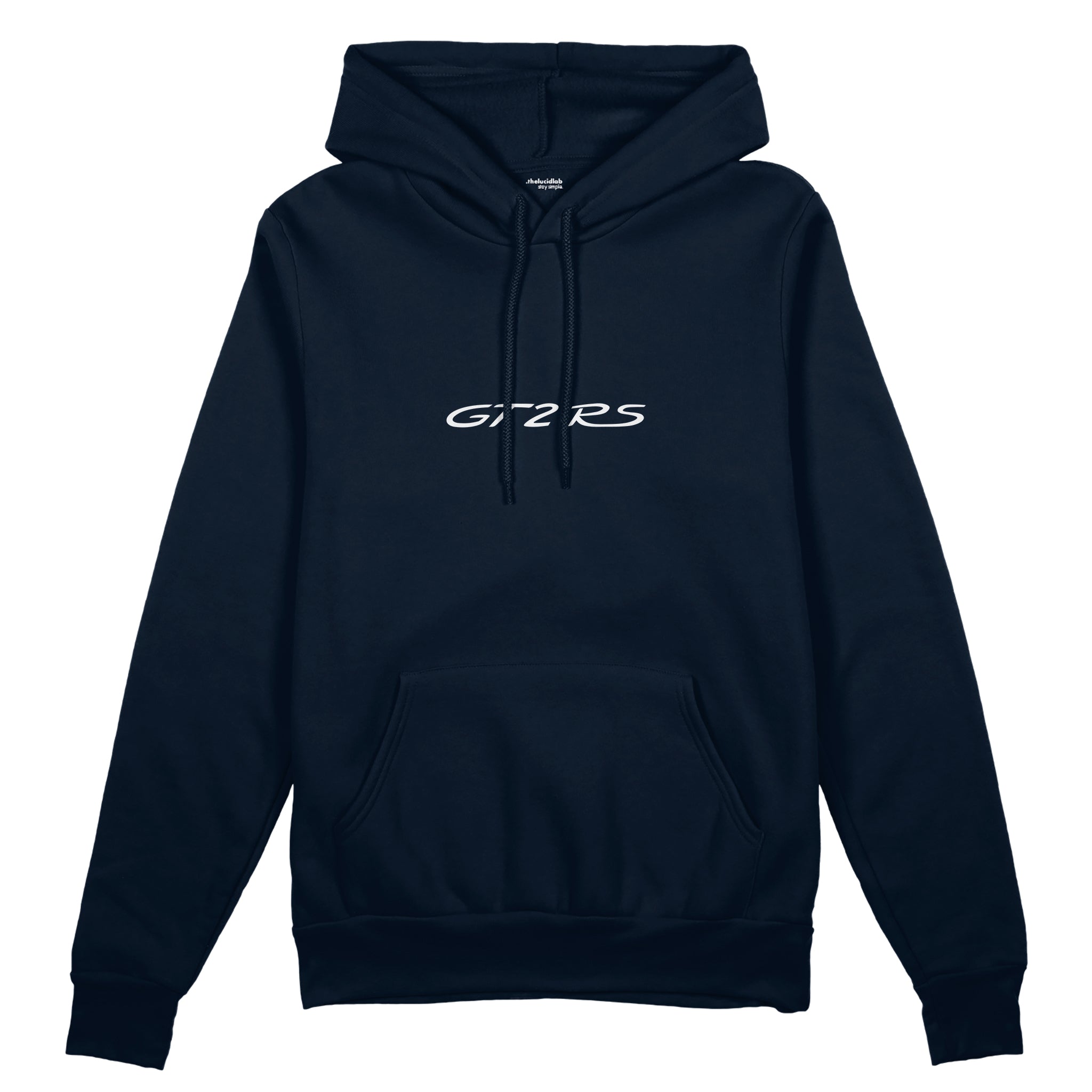 What The Fuck Is Tesla Oversize Hoodie - Lacivert - ön görünüm