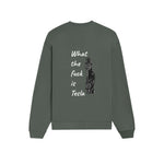 What The Fuck Is Tesla Oversize Sweatshirt - Antrasit - arka görünüm