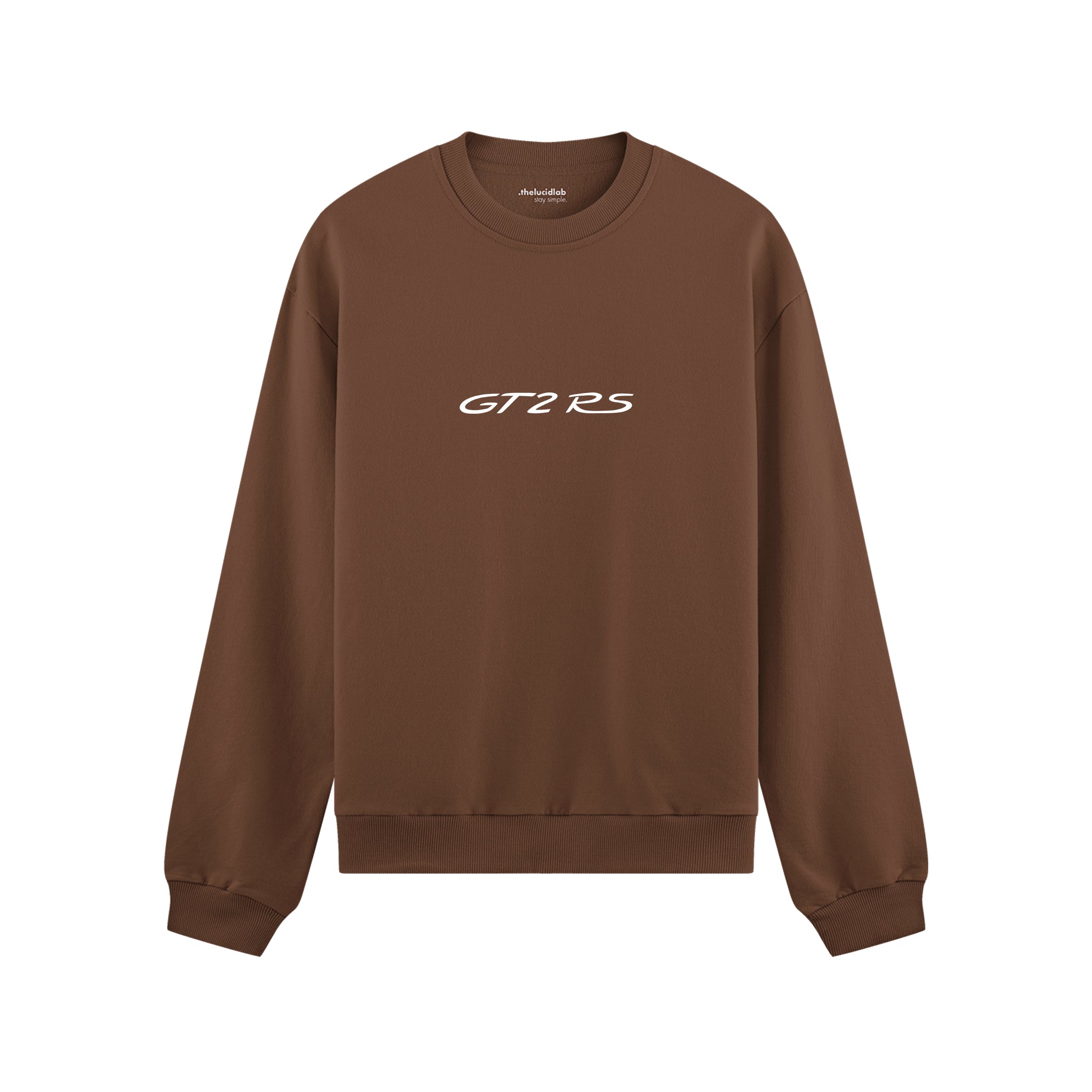 What The Fuck Is Tesla Oversize Sweatshirt - Kahverengi - ön görünüm