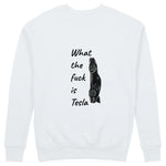 What The Fuck Is Tesla Sweatshirt - Beyaz - arka görünüm