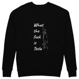 What The Fuck Is Tesla Sweatshirt - Siyah - arka görünüm