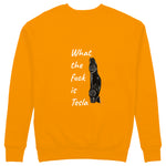What The Fuck Is Tesla Sweatshirt - Turuncu - arka görünüm