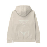 White Bikini Hoodie - Krem - arka görünüm