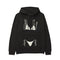 White Bikini Hoodie - Siyah - ön görünüm