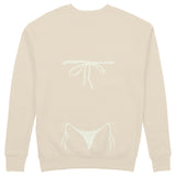 White Bikini Sweatshirt - Bej - arka görünüm