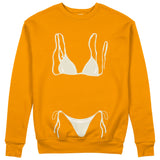 White Bikini Sweatshirt - Turuncu - ön görünüm