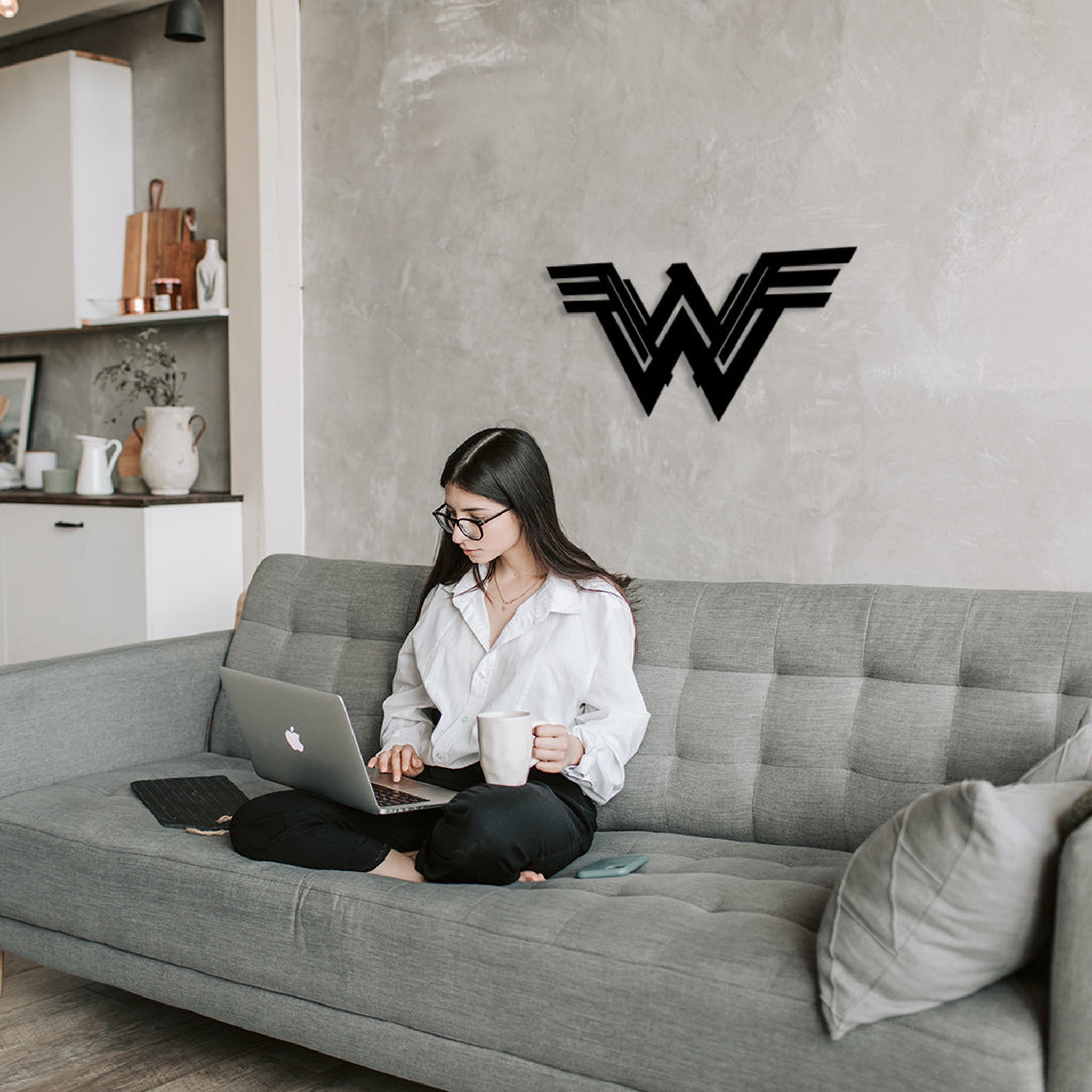 Wonder Women Metal Duvar Dekoru