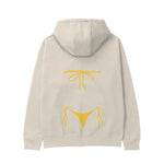 Yellow Bikini Hoodie - Krem - arka görünüm