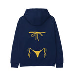 Yellow Bikini Hoodie - Lacivert - arka görünüm