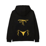 Yellow Bikini Hoodie - Siyah - arka görünüm