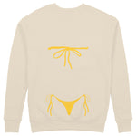 Yellow Bikini Sweatshirt - Bej - arka görünüm