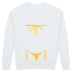 Yellow Bikini Sweatshirt - Beyaz - arka görünüm