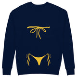 Yellow Bikini Sweatshirt - Lacivert - arka görünüm