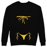 Yellow Bikini Sweatshirt - Siyah - arka görünüm