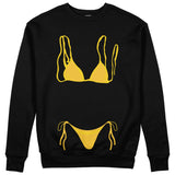 Yellow Bikini Sweatshirt - Siyah - ön görünüm