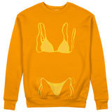 Yellow Bikini Sweatshirt - Turuncu - ön görünüm
