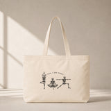 Yoga Skeletons Club Tote Bag