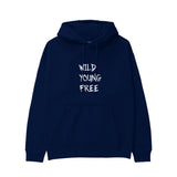 Young Wild Free Hoodie - Lacivert - ön görünüm