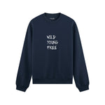 Young Wild Free Oversize Sweatshirt - Lacivert - ön görünüm